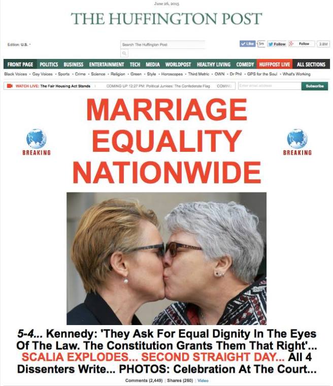 Tracy and Marge on Huffington Post!