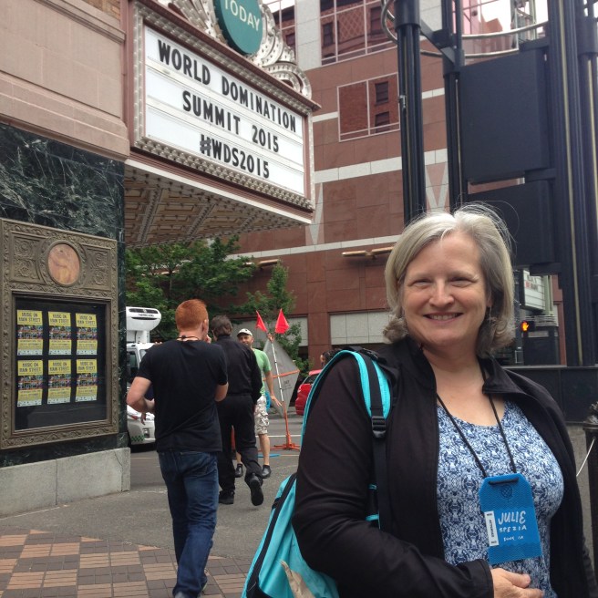 Outside the Arlene Schnitzer Concert Hall